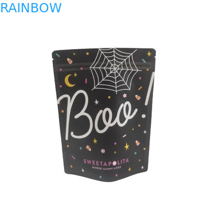 กลิ่นไม่กลิ่น Ziplock โฟลยอลูมิเนียม กระเป๋า Mylar สําหรับชา Moringa พืชผลไม้แห้ง