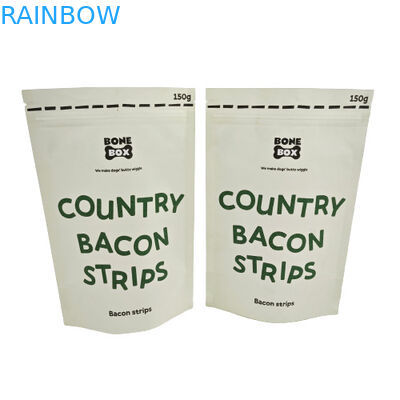กระเป๋าสตางค์คราฟท์ที่สามารถทําผงได้เป็นมิตรต่อสิ่งแวดล้อม ด้วยซิปที่สามารถปิดใหม่ได้ สําหรับกระเป๋าสะพายขาวเครื่องสําอาง