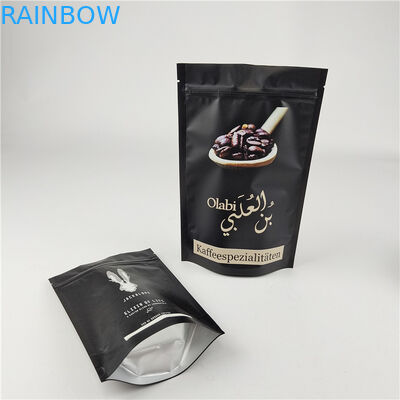 โฟลยอลูมิเนียมหล่อลามิเนียม Ziplock Stand Up Pocket การพิมพ์ดิจิตอล ขนาด / สีตามต้องการ