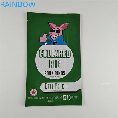 ผู้ผลิต ขนาดที่กําหนดเอง เก็บกระเป๋าอาหารว่าง แพ็คเกจ แมท แอลูมิเนียมฟอยล์ ยืนขึ้น กระเป๋า Ziplock แพ็คเกจ