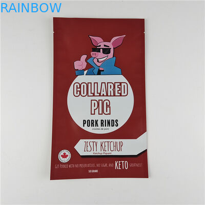 ผู้ผลิต ขนาดที่กําหนดเอง เก็บกระเป๋าอาหารว่าง แพ็คเกจ แมท แอลูมิเนียมฟอยล์ ยืนขึ้น กระเป๋า Ziplock แพ็คเกจ