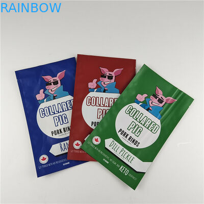 ผู้ผลิต ขนาดที่กําหนดเอง เก็บกระเป๋าอาหารว่าง แพ็คเกจ แมท แอลูมิเนียมฟอยล์ ยืนขึ้น กระเป๋า Ziplock แพ็คเกจ