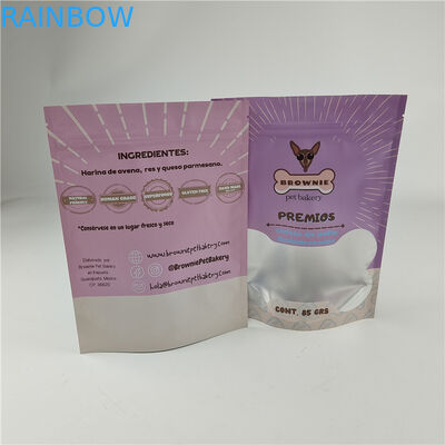 คุณภาพดีที่สุด โลโก้ตามสั่ง พิมพ์ กระเป๋าเก็บของเรียบ กระเป๋ากระเป๋าพลาสติกสําหรับอาหารสัตว์เลี้ยง