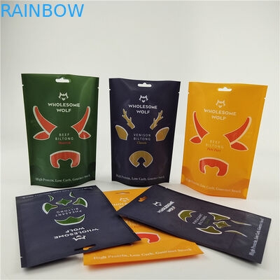 สะอาดต่อสิ่งแวดล้อม ป้องกันกลิ่นแบบกําหนดเอง ขนาดและความหนาแบบกําหนดเอง ถุงพิมพ์ดิจิตอลสําหรับถั่วและอาหารว่าง