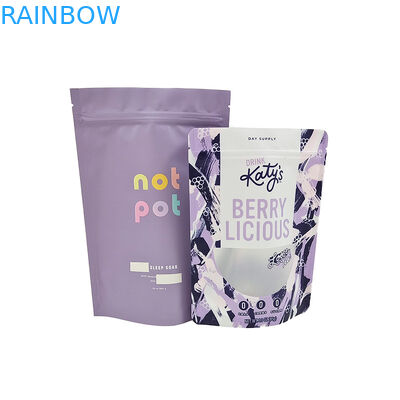 การบรรจุกระเป๋าสะพายฟอยล์กันแสง สําหรับกระเป๋ากันกลิ่น ป้องกันความชื้นและขัดขวางสูง