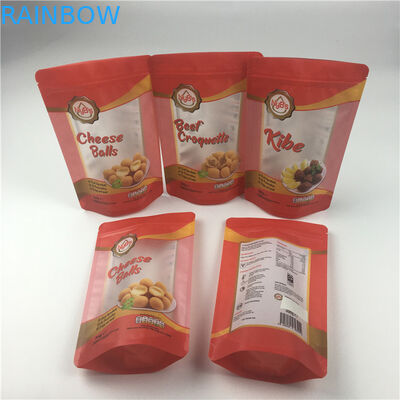 กระเป๋าบรรจุอาหารสัตว์เลี้ยงที่มีกระเป๋าเลี้ยงสัตว์ยืน