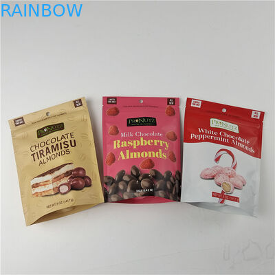 คุณภาพดี การพิมพ์ดิจิตอลตามสั่ง PE กระเป๋าซิปเปอร์ถุงยี่ห้อพลาสติกยืนขึ้นกระเป๋า Mylar