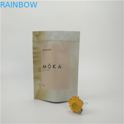 โปรโมชั่น คุณภาพสูง สามารถปิดใหม่ กันความชื้น โฟลยอลูมิเนียมแผ่น Mylar กระเป๋าน้ําอาบน้ําเกลือบรรจุกระเป๋า