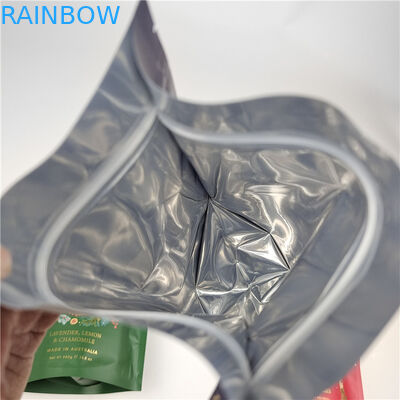 ยอมรับถึง 10 สี มีวัสดุบรรจุอาหารสําหรับกระเป๋าพิมพ์ดิจิตอล Custom With Zipper Packaging Bag