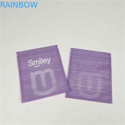 เครื่องปรับฟันใส Mylar กระเป๋าพลาสติกปิดสามด้าน แพคเกจกันรั่วและกันความชื้น