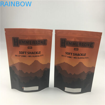 กระเป๋ากระดาษ Kraft กระเป๋าชา แพคเกจด้วยกระเป๋าปิดสามด้านและวาล์วลดแก๊ส