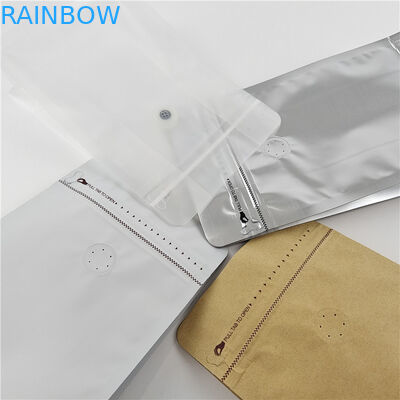 การรับประกันคุณภาพ การพิมพ์ดิจิตอลตามสั่ง การเก็บรักษา ซิปล็อค แพ็คกระเป๋าแผ่นอัลลูมิเนียม