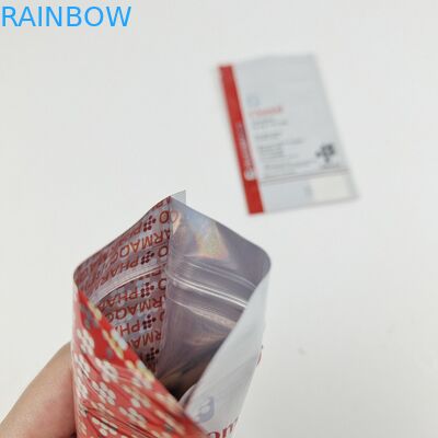 การเก็บรักษา การส่งเสริมการพัสดุ การบรรจุภัณฑ์อาหาร กระเป๋าปิดสามด้าน สําหรับการดูแลฟัน การบรรจุภัณฑ์ด้วยการปิดปิดด้วยซิป