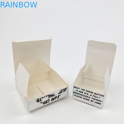 คอนเตอร์ท็อป ตัดกล่องแสดงภาพ Packaging กล่องแสดงภาพกระดาษกระดาษสีขาว