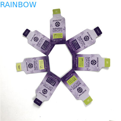 10 สี Custom Matt อลูมิเนียมฟอยล์ ยืนขึ้นกระเป๋า Ziplock กระเป๋า Doypack สําหรับอาหาร