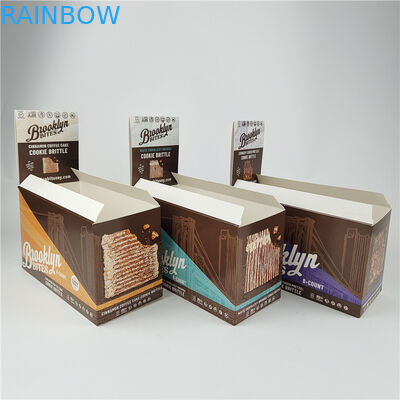 กล่องแสดงสินค้าคอนเตอร์กระดาษกระดาษพับได้