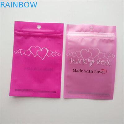 สายน้ําตาง่าย กระเป๋าบรรจุ Mylar ปิด 3 ด้านด้วยซิปรับรับได้ถึง 10 สี