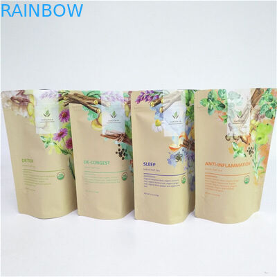 ประกันคุณภาพโปรโมชั่น Easy Tear Line ผู้ผลิต Custom Your Own Logo กระเป๋ากระดาษ Kraft