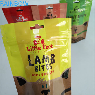 วัสดุบรรจุอาหาร โฟลยอลูมิเนียม กันความชื้น ถุงยืนสําหรับกระเป๋าอาหารว่าง