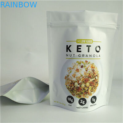 ประเทศจีนผู้จําหน่าย การพิมพ์แบบกําหนดเอง ขนาดและการออกแบบที่กําหนดเอง ความต้องการกระเป๋ายืนพร้อมกับซิปสําหรับบรรจุอาหาร