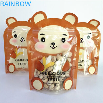 ถุงบรรจุภัณฑ์พลาสติกไมลาร์แบบตั้งได้ พิมพ์สีสันสดใส ป้องกันกลิ่นและป้องกันความชื้น