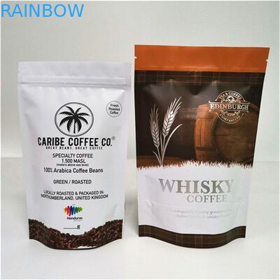 การพิมพ์สีสัน แมท ปลายตามต้องการขนาดและการออกแบบ อลูมิเนียมฟอยล์ Mylar Doypack