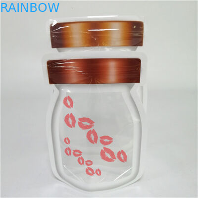 ดีไซน์ใหม่ ขายดีที่สุด ความหนาตามสั่ง โลโก้ตามสั่ง พิมพ์ ยืนขึ้น ซิปเปอร์กระเป๋า พลาสติกอาหาร ปิดบรรจุ