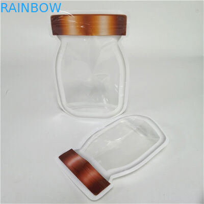 ดีไซน์ใหม่ ขายดีที่สุด ความหนาตามสั่ง โลโก้ตามสั่ง พิมพ์ ยืนขึ้น ซิปเปอร์กระเป๋า พลาสติกอาหาร ปิดบรรจุ