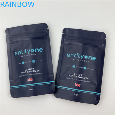 โลโก้ที่กําหนดเอง พิมพ์กระเป๋ายืนพร้อมกับซิป แมท ปลายโฟลยอลูมิเนียม Mylar Doypack