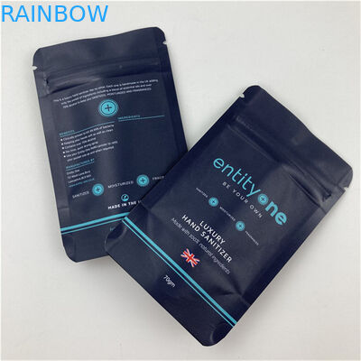 โลโก้ที่กําหนดเอง พิมพ์กระเป๋ายืนพร้อมกับซิป แมท ปลายโฟลยอลูมิเนียม Mylar Doypack