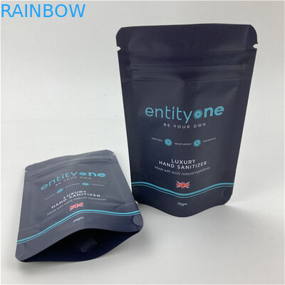 โลโก้ที่กําหนดเอง พิมพ์กระเป๋ายืนพร้อมกับซิป แมท ปลายโฟลยอลูมิเนียม Mylar Doypack