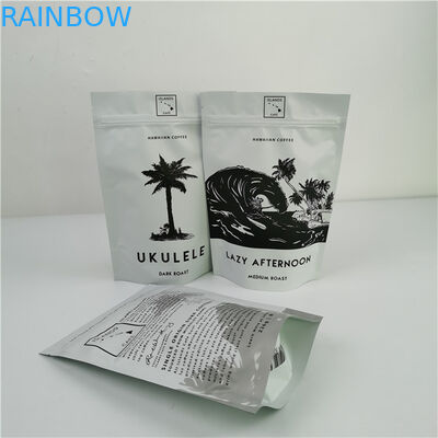 การพิมพ์สีสัน ความหนาตามความต้องการ ป้องกันการรั่ว Packaging กระเป๋ากระเป๋าสําหรับเมล็ดกาแฟ