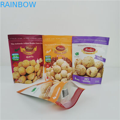 การบรรจุอาหาร ขนาดที่กําหนดเอง แผ่นอัลลูมิเนียม Mylar กระเป๋าสะเก็ดเงินที่มีการพิมพ์สี