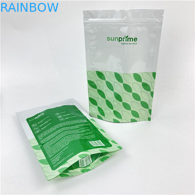 แมท PET/PE ซิปเปอร์ อาหาร Doypack ด้วยตราสัญลักษณ์ที่กําหนดเอง