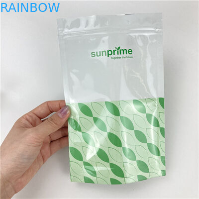 แมท PET/PE ซิปเปอร์ อาหาร Doypack ด้วยตราสัญลักษณ์ที่กําหนดเอง