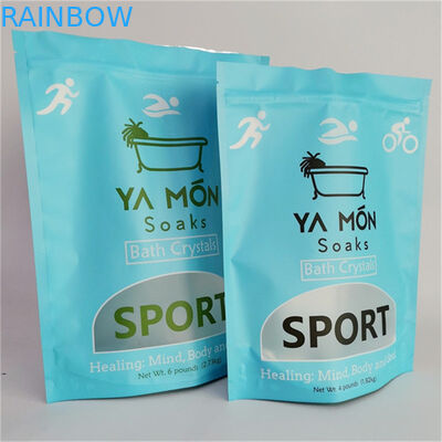 คาดการณ์การรั่วไหล Matt Finish Mylar Doypack ด้วยหน้าต่างขนาดที่กําหนดเองและความต้องการการออกแบบ