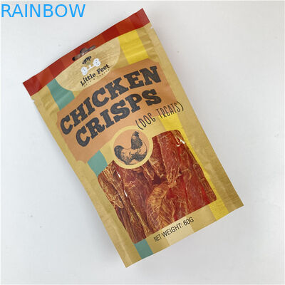 พลาสติก PET กระเป๋ายืนเรียบด้วยซิป แพ็คแฟชั่น Custom Logo การพิมพ์ดิจิตอล