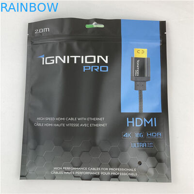 กระเป๋าบรรจุ Mylar ปิด 3 ด้าน กระเป๋าสะพายเรียบด้วยซิปรับรับได้ถึง 10 สี