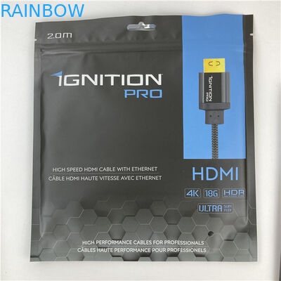 กระเป๋าบรรจุ Mylar ปิด 3 ด้าน กระเป๋าสะพายเรียบด้วยซิปรับรับได้ถึง 10 สี