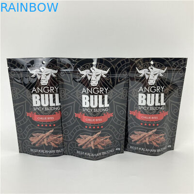 กระเป๋าสตางค์ยืนกันการรั่ว ด้วยซิปเปอร์กราฟ / กระเป๋าสตางค์บรรจุพิมพ์ดิจิตอล