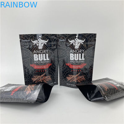 กระเป๋าสตางค์ยืนกันการรั่ว ด้วยซิปเปอร์กราฟ / กระเป๋าสตางค์บรรจุพิมพ์ดิจิตอล