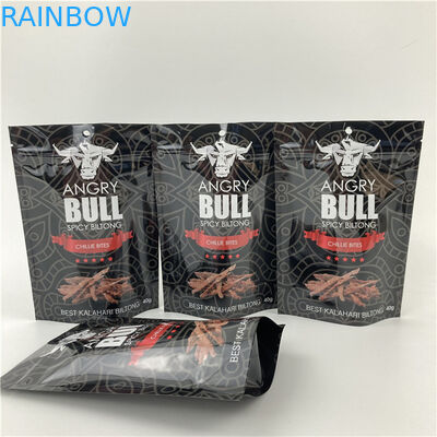 กระเป๋าสตางค์ยืนกันการรั่ว ด้วยซิปเปอร์กราฟ / กระเป๋าสตางค์บรรจุพิมพ์ดิจิตอล