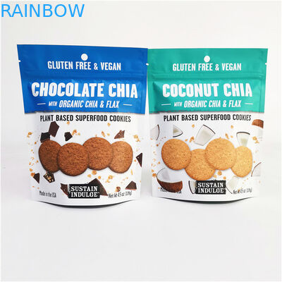 โลโก้ที่กําหนดเอง พิมพ์โฟลยอลูมิเนียม Mylar Doypack กับการจัดการพื้นผิวการพิมพ์ Gravure