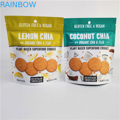 โลโก้ที่กําหนดเอง พิมพ์โฟลยอลูมิเนียม Mylar Doypack กับการจัดการพื้นผิวการพิมพ์ Gravure