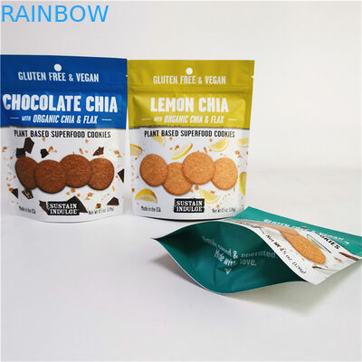 โลโก้ที่กําหนดเอง พิมพ์โฟลยอลูมิเนียม Mylar Doypack กับการจัดการพื้นผิวการพิมพ์ Gravure