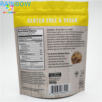 วัสดุที่เป็นมิตรต่อสิ่งแวดล้อมและปลอดภัย กระเป๋าบรรจุอาหารว่าง