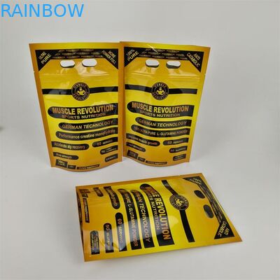 ขาวโปรตีน ซิปล็อค ถุงบรรจุอาหารด้วยพิมพ์ดิจิตอล พลาสติก