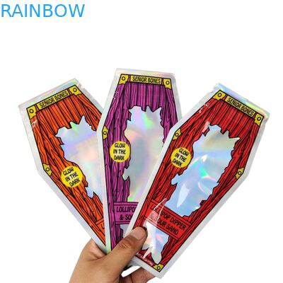 ใบทุบ แคนดี้ บิสกิต กัมมี่ ดอกไม้แห้ง สมุนไพร Grabba ใบ ตัด 3.5 กรัม Mylar ถุง