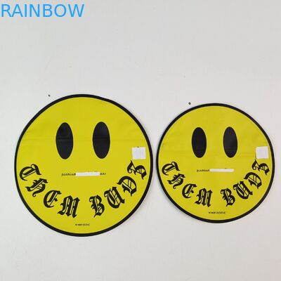 ถุง Mylar ขนาด 3.5 กรัม 7 กรัม ทรงไม่สม่ำเสมอ พร้อมซิปด้านใน พิมพ์ลาย ฟอยล์อลูมิเนียม กันกลิ่น พลาสติกสำหรับบรรจุอาหาร