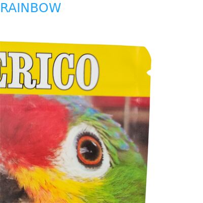 ถุงพลาสติกไมลาร์ด้านหลังฟอยล์อลูมิเนียมใสแบบซิปปิดผนึกด้วยความร้อนกันความชื้นออกแบบเองสำหรับน้ำตาล